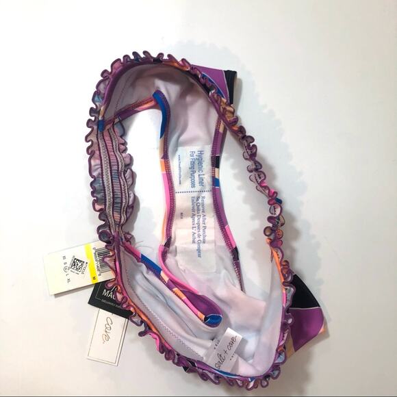 Salt+Cove Kaleidescope Smocked Bikini Swim Bottom - Picture 6 of 7